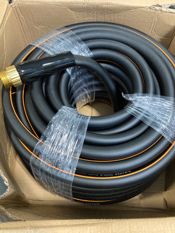 Photo 1 of Giraffe Tools Garden Hose  Water Hose Heavy Duty, with Swivel Handle Lightweight, Flexible Hybrid Hose, Male Female Fittings