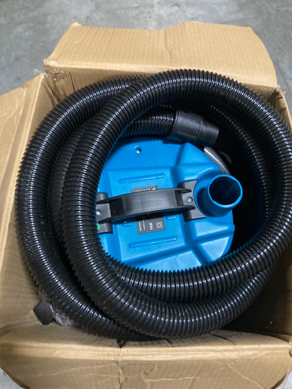 Photo 2 of VEVOR Pond Vacuum Cleaner, 1400W Motor in Single Chamber Suction System, 120V Motor with 15 ft Electric Wire, 4 Extended Tubes, 4 Brush Heads, 1 Filter Bag for Multi-use Cleaning Above Ground