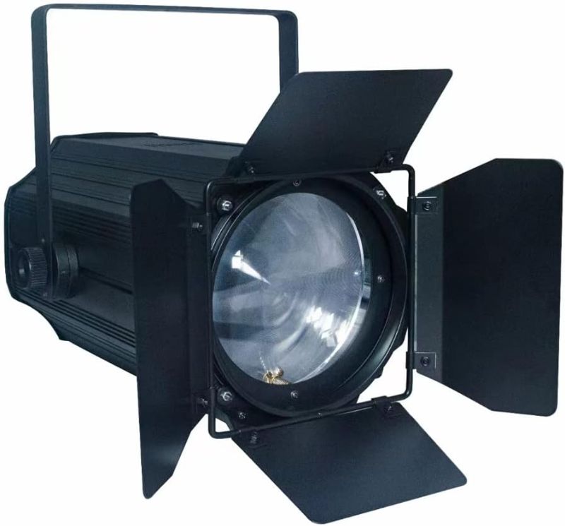 Photo 1 of Boulder Fresnel LED 200W 2in1 Warm White +Cool White Light with auto Zoom, Stage Light for Theater, Church, Wedding, Event, etc (1PC)