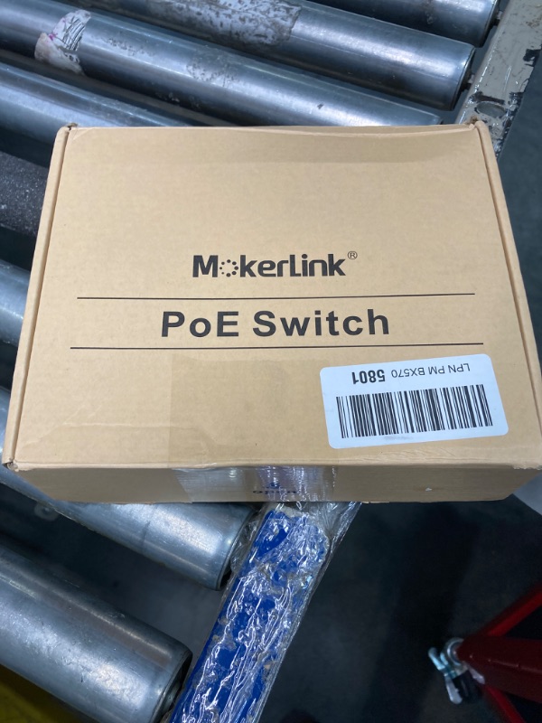 Photo 3 of MokerLink 10 Port PoE Switch with 8 Port PoE+, 2 Fast Ethernet UpLink, 100Mbps, 120W 802.3af/at PoE, Fanless Plug & Play 8 PoE + 2 FE