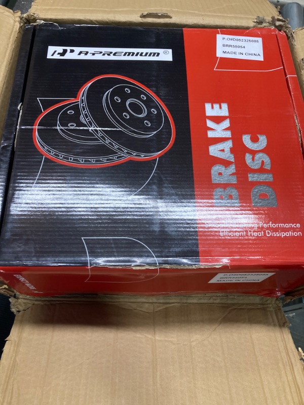 Photo 1 of A-Premium 11.02 inch (280mm) Front Vented Disc Brake Rotors Compatible with Select Kia and Hyundai Models - Elantra, Elantra GT, Soul, Forte, Veloster, Forte Koup, Forte5, Kona, Venue, 2-PC Set