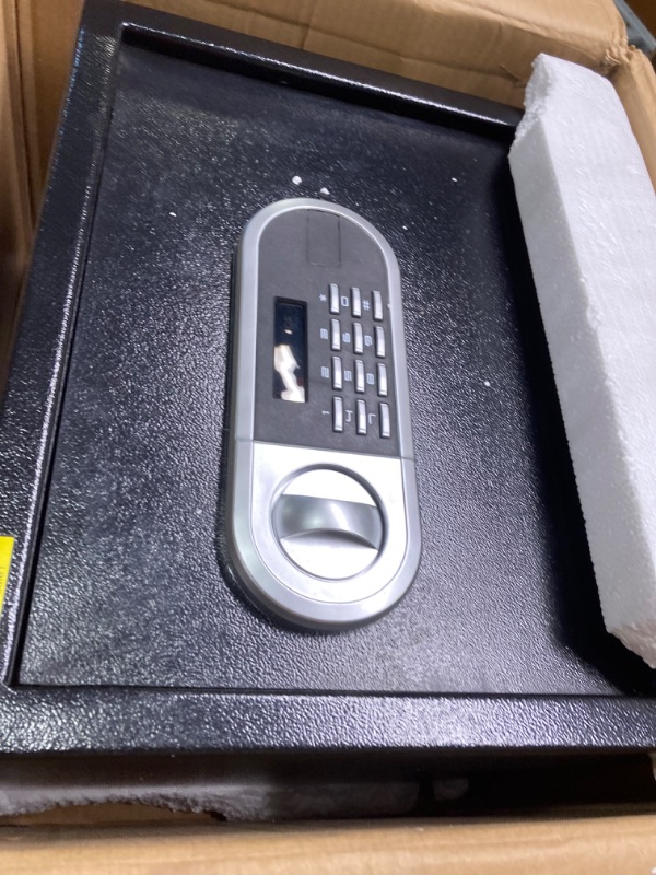 Photo 1 of 1.2 Cubic Digital Home Security Safe Box, Home Safe fireproof waterproof with Programmable Keypad Lock and Spare keys, Document Safe for Home Office Hotel Business