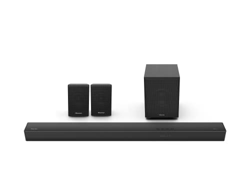 Photo 1 of Hisense U5120GW+ 7.1.2ch Premium Sound Bar with Wireless Subwoofer, 570W, Hi-Res Audio, 4K HDR Pass Thru, Bluetooth 4.2, WiFi, Type-C, HDMI, 7 EQ Mode