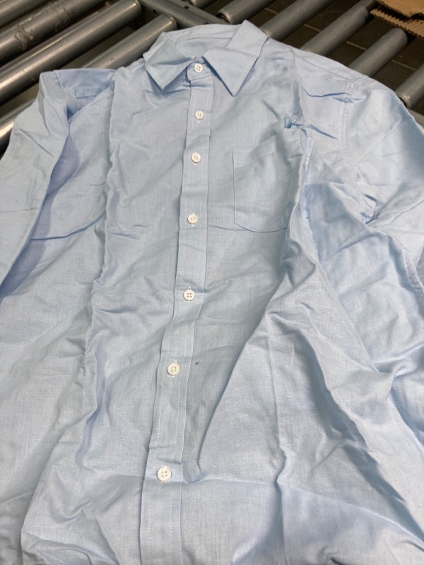 Photo 2 of JMIERR Men's Cotton Linen Casual Stylish Button Down Shirt Long Sleeve Dress Shirts Medium A1 Light Blue