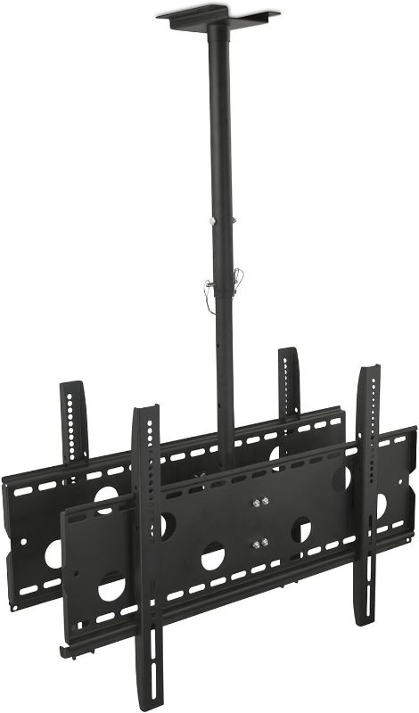 Photo 1 of Mount-It Dual TV Ceiling Mount Rotating and Tilting Double TV Ceiling Mount for Samsung, Sony, LG, Sharp,Vizio, Haier, Toshiba, Sharp, Element, 32, 40, 42, 48, 50, 55