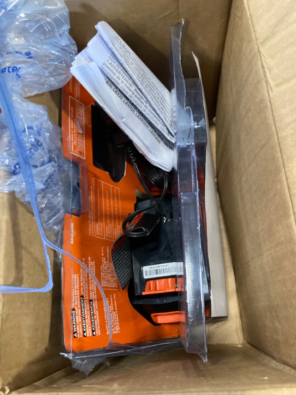 Photo 3 of ***NON FUNCTIONAL//SOLD AS PARTS ALL SALES FINAL*** 
**ALL SALES FINAL** 
BLACK+DECKER LBXR20CK 20V Max Lithium-Ion Battery and Charger