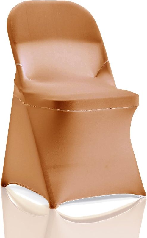 Photo 1 of 
bricia 20 PCS Gold Stretch Spandex Folding Chair Slipcovers, Dining Room Chair Covers Stretch Chair Slipcovers Protector for Wedding, Banquet, and Party
Color:Gold