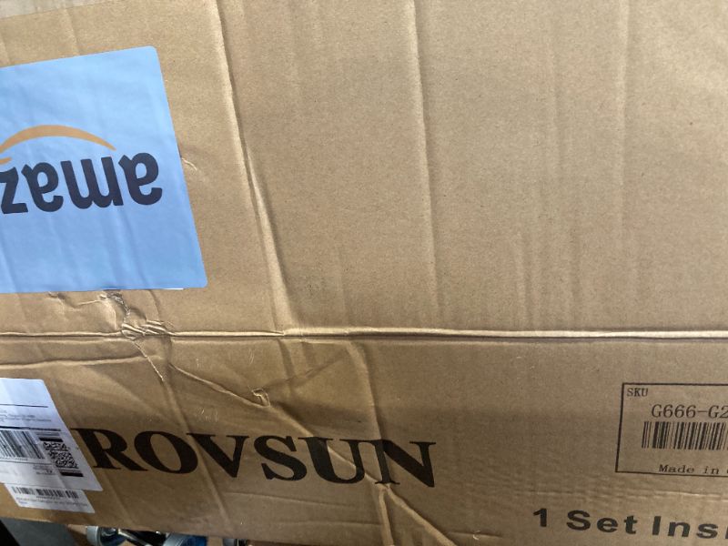Photo 1 of ****USED*** ROVSUN 8 Quart Chafing Dish Buffet Set, NSF Stainless Steel Catering Serve Chafer, Rectangular Food Warmer with 2 Half Size Food Pans and Foldable Frame for Party (1 Pack) 1 Half Size Food Pan