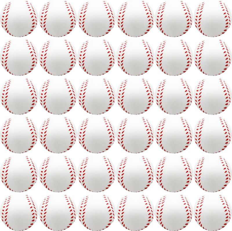 Photo 1 of 
Oleitodh Mini Foam Sports Balls for Kids Adults Mini Baseball Football Basketball Soccer Stress Balls Game Party Decoration