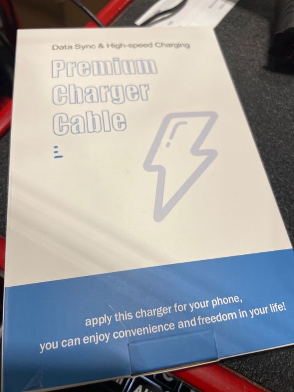 Photo 2 of ****USED** iPhone Charger, [ Apple MFi Certified] 16FT USB A Cable for Lightning Charger Cable, Fast iPhone Charging Cord Compatible with with iPhone Xs Max/XS/XR/X/8/7/6S/6/Plus/SE/iPad(Silver)