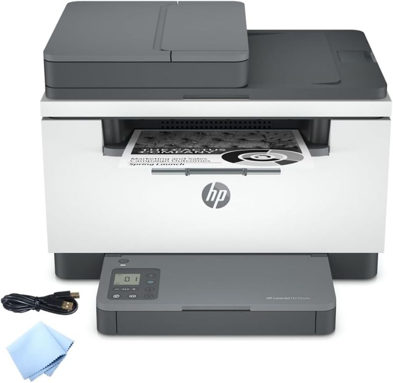 Photo 1 of HP LaserJet MFP M234dw Wireless Printer, Print, scan, copy, Fast speeds, Easy setup,(6GW99F) (6GW99F#BGJ) Mobile printing, Best for small teams