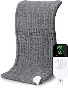 Photo 1 of ***NON FUNCTIONAL*** 
NOWWISH Heating Pad for Back Pain Cramps Relief, XL Moist Heat Electric Heating Pads with Auto Shut Off Large, Gifts for Women, 12 "x 24" Grey