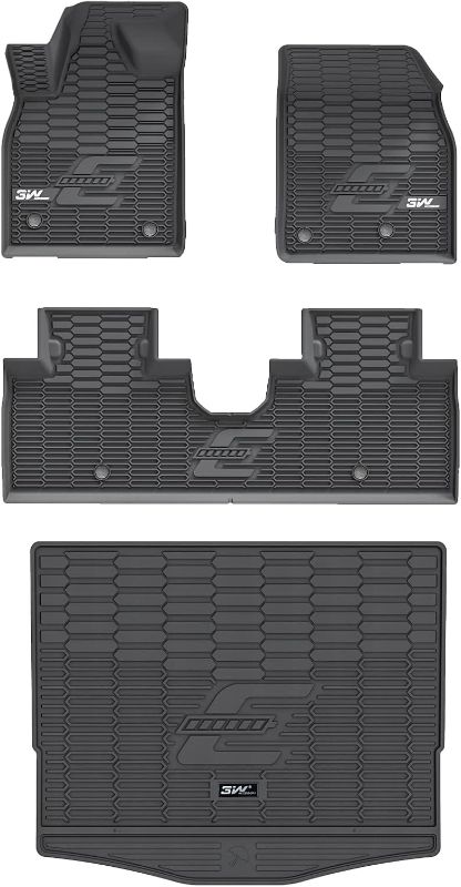 Photo 1 of ****USED*** Floor Mats and Cargo Liner Compatible for Ford Mustang Mach-E 2024 2023 2022 2021 Trunk Liner All Weather Rubber Mat, 1st 2nd Row and Trunk Mat, Black