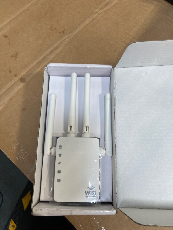 Photo 3 of 2024 WiFi Extender, 5G Dual Band 1200Mbps Fastest WiFi Signal Boosters for Home, Long Range Extenders Covers Up to 8500 Sq.Ft and 40 Devices Wireless Internet Repeater and Signal Amplifier Easy Setup