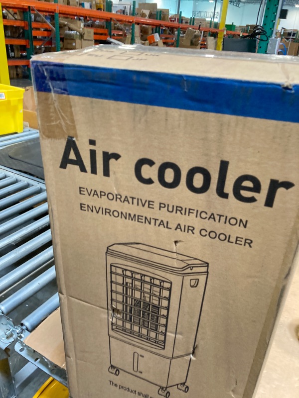 Photo 2 of ***USED** Portable Air Conditioners, 3-IN-1 Air Conditioner Portable for Room, [1.45 Gal Tank] Portable AC Cooling Fan w/ 3 Spds & Cooling Modes, Swing, 7H Timer, Quiet Evaporative Air Cooler for Home Office Silver