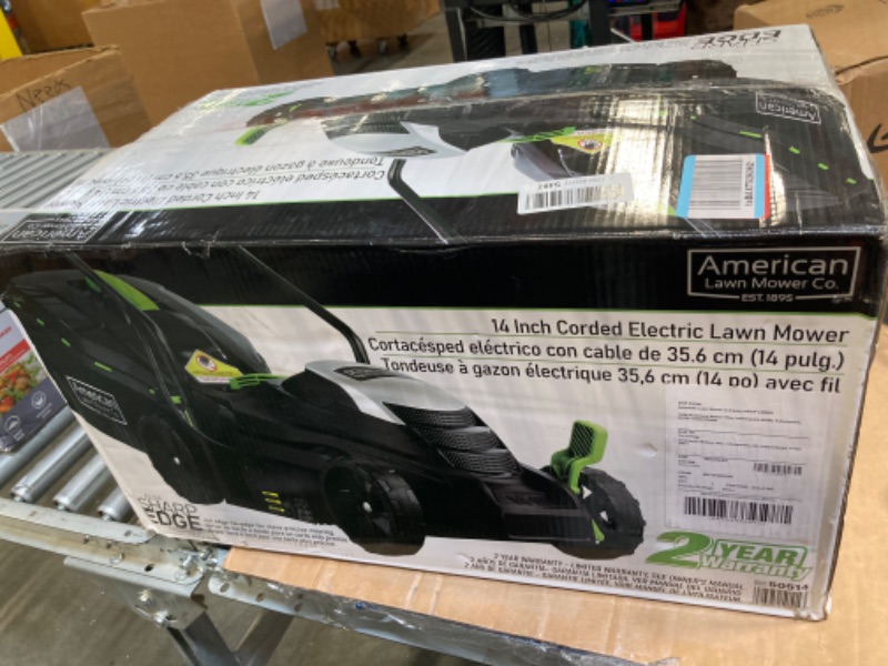 Photo 2 of American Lawn Mower Company 50514 14" 11-Amp Corded Electric Lawn Mower