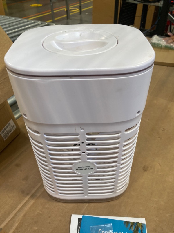 Photo 3 of ****USED***MISSING CHARGER**Portable Air Conditioners, 3-1 Mini Evaporative Air Cooler w/Remote, 1.2L Water Tank & 2 Ice Packs, 1-7H Timer, 5400mAh Battery With USB Charging, Personal Fan For Desktop Home Office Outdoors