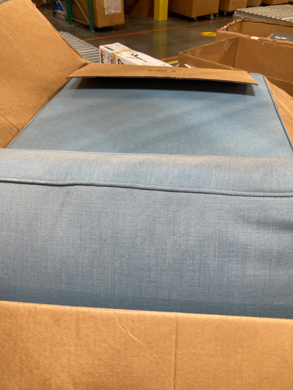 Photo 3 of ****USED***Patio Furniture Sofa Cushion Set Outdoor Living Deep Seating Cushions Thick Foam Replacement Cushion,21.7x21.7 Inch,Blue