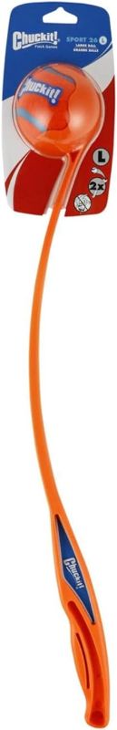 Photo 1 of ChuckIt! Sport 26L Dog Ball Launcher, 26" Length, Includes Large Ball (3") For Dogs 60-100 Pounds