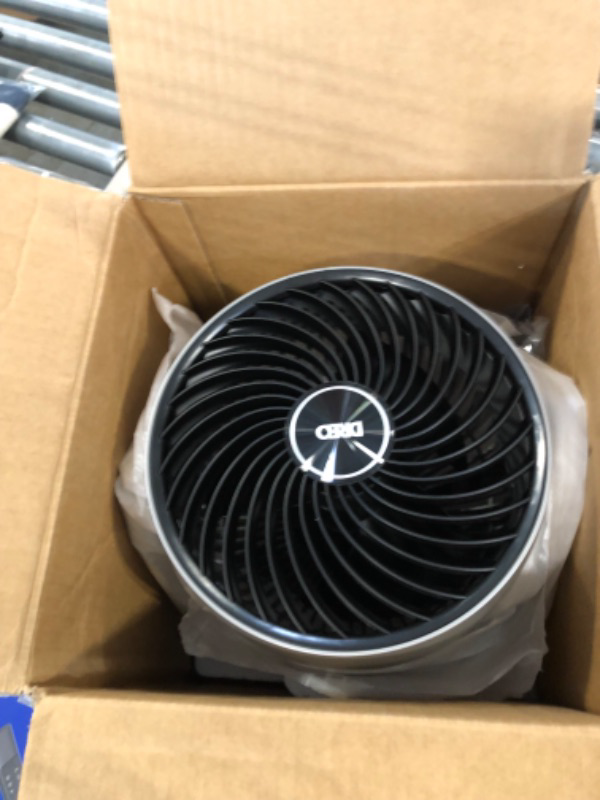 Photo 3 of ****USED** Dreo Smart Air Circulator Fan for Bedroom, 13" H Quiet Fans, 120° Vertical Manual +90° Oscillating Fan with Remote Control, 70 ft, 4 Speeds, 5 Modes, 12H Timer, Table Fan for Home and Office Silver1030144871
