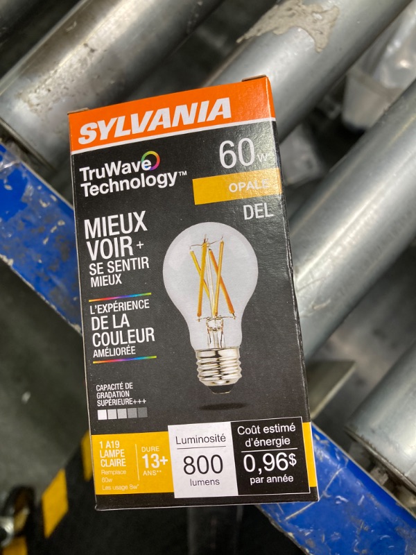 Photo 3 of ***6 count*** Sylvania 40700 A19 Led Light Bulb, 8 Watt