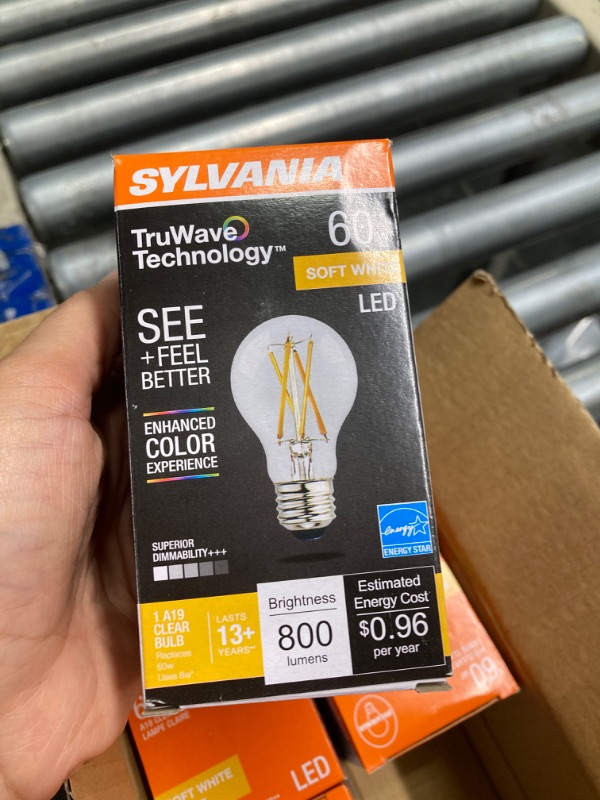 Photo 4 of ***6 count*** Sylvania 40700 A19 Led Light Bulb, 8 Watt