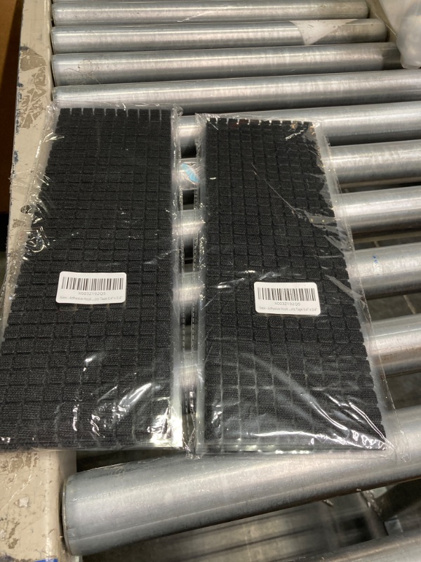 Photo 2 of ***2 PACK OF 1800 Sets 0.4"*** Heavy Duty Hook & Loop Dots with Self Adhesive Backing . Black Small Strong Sticky Glue Squares - Double Sided Mounting Fastening Tapes for Classroom, Office, Wall, Carpet, DIY, Crafts Black Hook & Loop Tape 0.4" x 0.4"