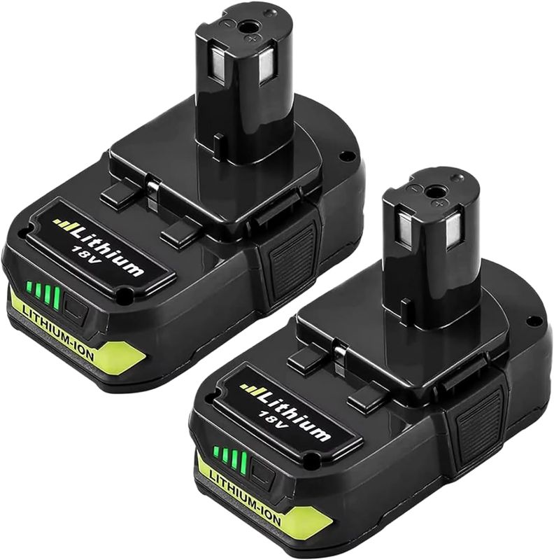 Photo 1 of 2Pack 3.5Ah 18V Battery Replacement Compatible with Ryobi 18V Battery for Ryobi Battery 18V Battery One Plus for Ryobi Lithium 18V Battery Replacement P102 P103 P104 P105 P107 P108 P109 Cordless Tool
