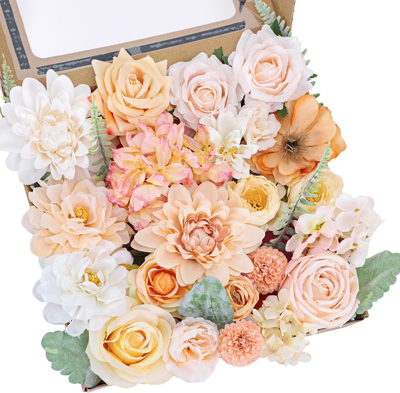 Photo 1 of ****USED**** CEWOR Silk Flowers Artificial Flowers for DIY Wedding Bouquets Combo Centerpieces Arrangements Party Bridal Baby Shower Home Decorations
