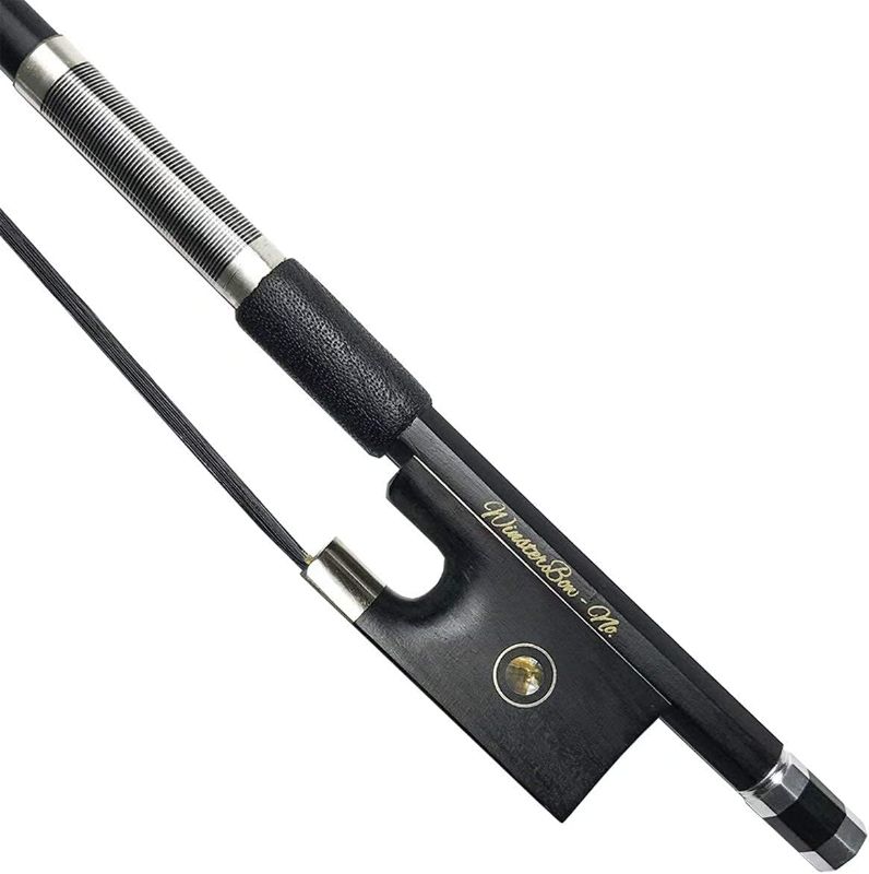 Photo 1 of ****USED** Carbon Fiber Violin Bow 4/4 Size Violin Bow Unbleached Black Horse Hair Art No.VBN108
