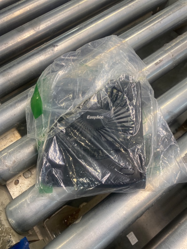 Photo 2 of EasyAcc AI Small Desk Fan, 2000 Powerful Rechargeable Battery Powered Fan - Fully Foldable, Strong Wind, 4 Speeds - USB C Fan for Home, Travel, Cruise, Sporting Events, Hot Flashes - Summer Gifts Black - 2000 Battery