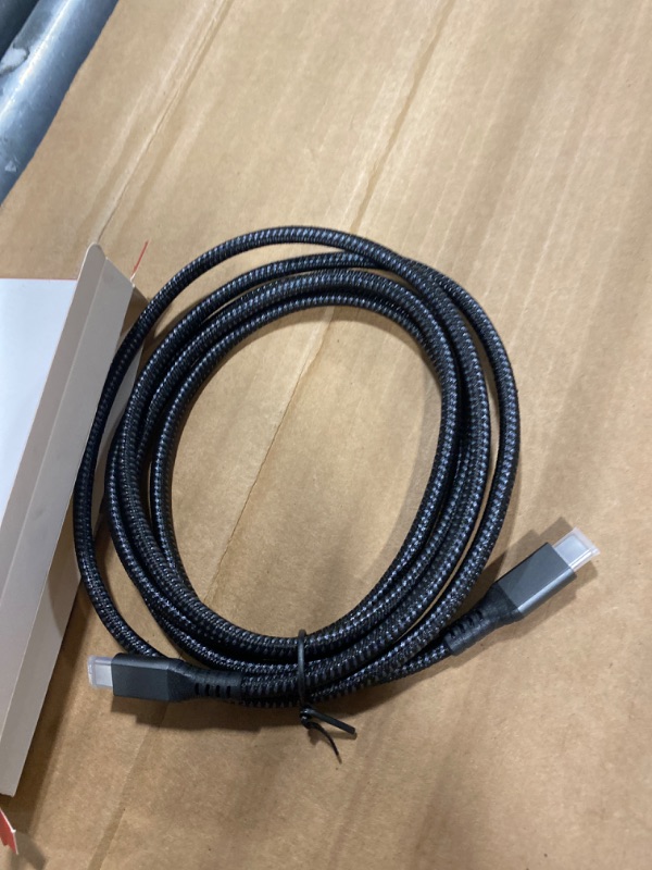 View 3 of XAOSUN 240W USB 4 Cable, 40Gbps USB C to USB C Cable Compatible with Thunderbolt 4, 240W Fast Charging, 8K Video Display USB-C Thunderbolt Cable for All USB-C, MacBook, Dock, eGPU, SSD 6.6ft 6.6FT 240W