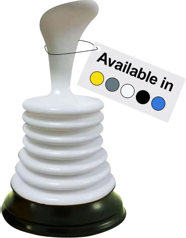 Photo 1 of *** MISSING PARTS***
Small 7" Sink Plunger - Mini Clog Remover for Kitchen & Bathroom Sink Drains - Hand Ergonomic, Space-Saving & Powerful Suction - Universal Fit for Home or Commercial Use, White