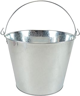 Photo 3 of -Quart Galvanized Pail Beer Bucket 9x9x7 inches (Pack of 1)