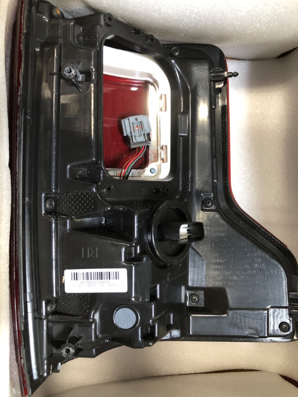 Photo 3 of ***USED***CHIPPED IN THE CORNER** PLEASE SEE PHOTOS*** Nakuuly LED Tail Light with Blind Spot Compatible With Ford F150 2018 2019 2020 Right Passenger Side Taillight Rear Brake Lamp Signal Assembly with Bulb # KL3Z13404B(Module NOT Included) Right Passsen