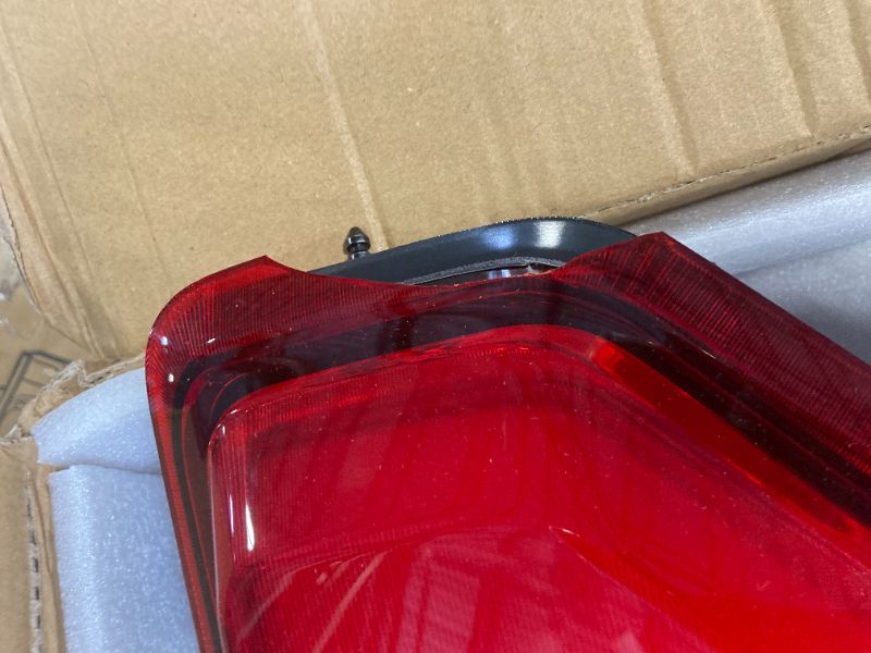 Photo 6 of ***USED***CHIPPED IN THE CORNER** PLEASE SEE PHOTOS*** Nakuuly LED Tail Light with Blind Spot Compatible With Ford F150 2018 2019 2020 Right Passenger Side Taillight Rear Brake Lamp Signal Assembly with Bulb # KL3Z13404B(Module NOT Included) Right Passsen