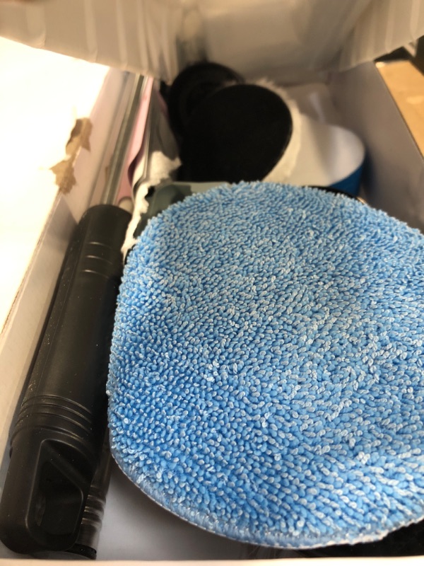 Photo 4 of ****USED***Cordless Electric Spin Scrubber, Cleaning Brush Scrubber for Home, 400RPM/Mins-8 Replaceable Brush Heads-90Mins Work Time, 3 Adjustable Size, 2 Speeds for Bathroom Shower Bathtub Glass Car Large Scrubber