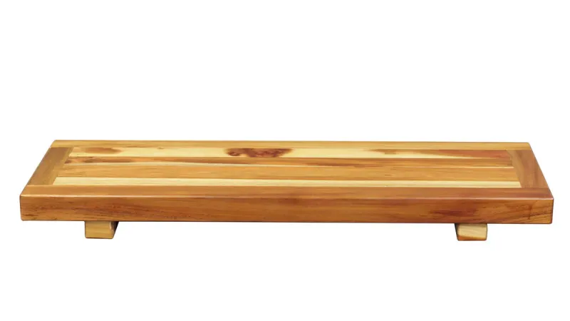 Photo 1 of 29x2 Eleganto Teak Wood Bathtub Storage Caddy Natural - EcoDecors