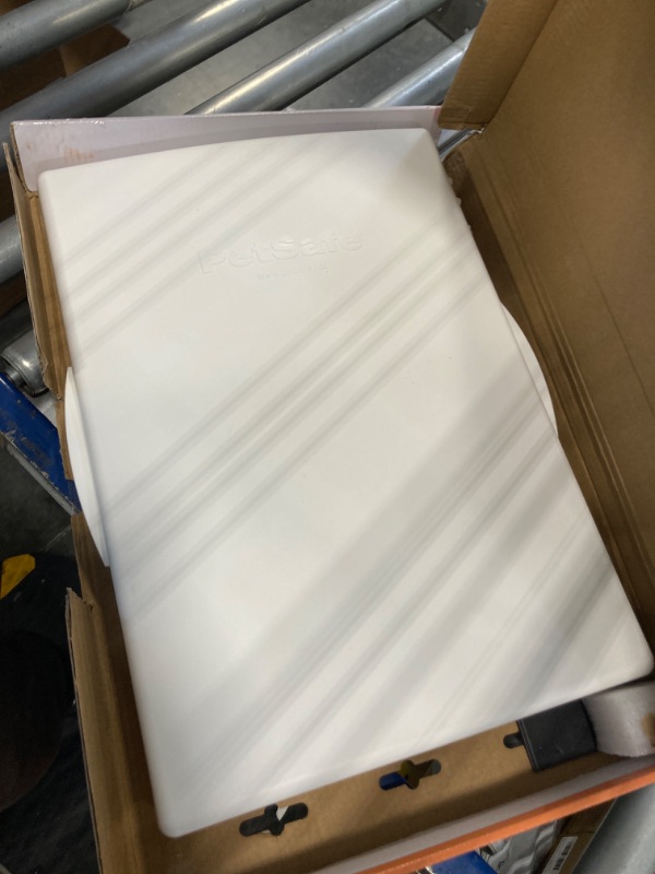 Photo 3 of ***MISSING PIECES//SOLD AS PARTS*** 
PetSafe Plastic Pet Door, Medium, White