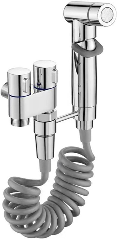 Photo 1 of 1-in-2-out Dual Control Valve,Dual Control Valve With Multiple Ports,High-performance 1-in-2-out Control Valve,Dual Control Valve For Bidet And Shower (Primary A)
