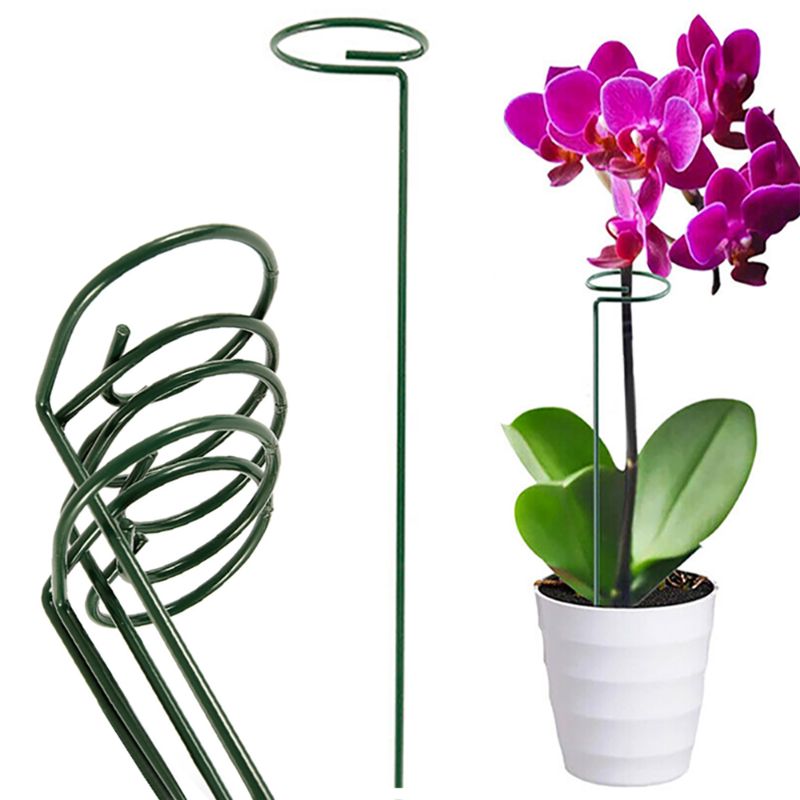Photo 1 of ****USED*** Garden Metal Herbaceous Plant Support Rings Stakes Frame Wire Grow Flower Trees Tools 