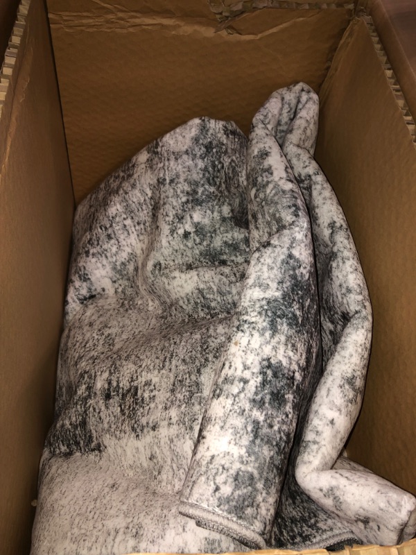 Photo 1 of ****USED*** Living Room Area Rugs - 8x10 Abstract Large Soft Indoor Washable Rug Neutral Modern Low Pile Carpet for Bedroom Dining Room Farmhouse Home Office - Grey 8' x 10' Grey