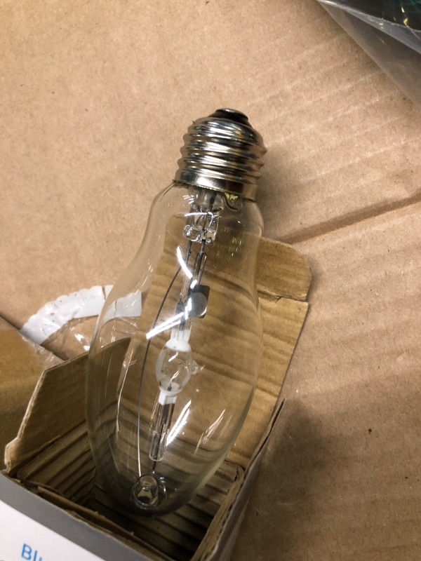 Photo 4 of (3 Pack) MH100/U/MED 100W Metal Halide Bulb ED17 Medium Base Clear