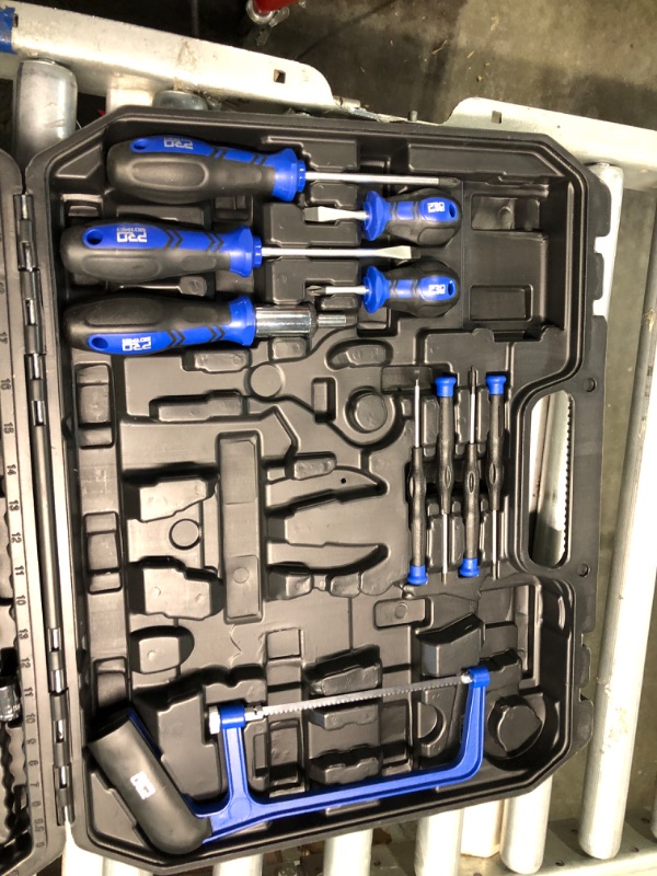 Photo 4 of ****USED***MISSING PARTS PLEASE SEE PHOTOS*** Prostormer 259-Piece Tool Set, General Home/Auto Repair Tool Kit with Plastic Storage Toolbox, Complete Household Tool Box with Essential Tools for Men and Women