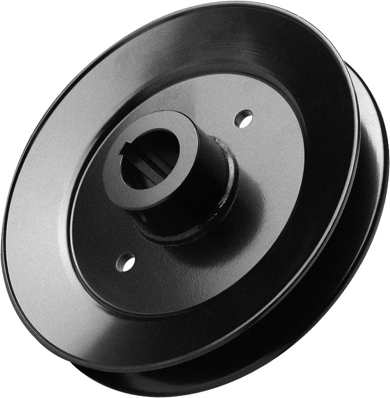 Photo 1 of 033-6004-00 Deck Spindle Pulley 6-1/4" Compatible with Bad-Boy ZT, Pup, Lightning Outlaw 60" Decks Mower and More Lawn Mower