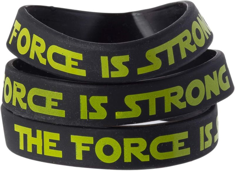 Photo 1 of "The Force is Strong With Me" Wrist Bands