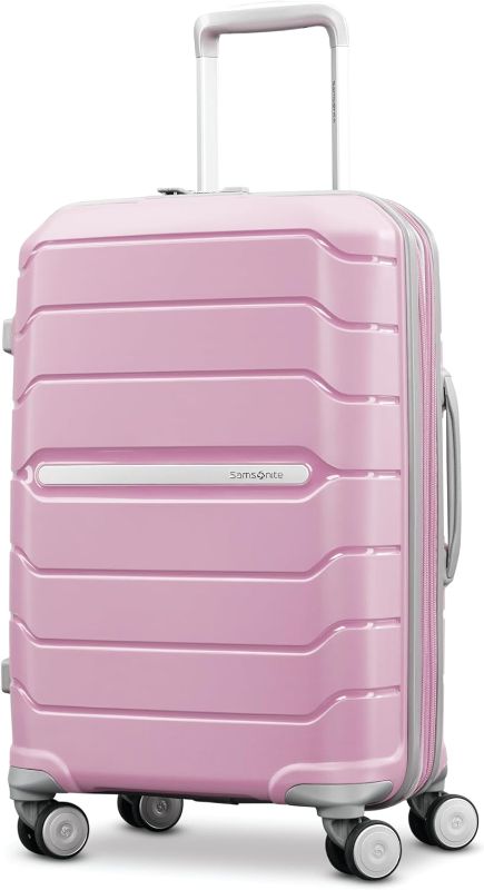 Photo 1 of **scuffed**Samsonite Freeform Hardside Expandable with Double Spinner Wheels, Carry-On 21-Inch, Pink Rose