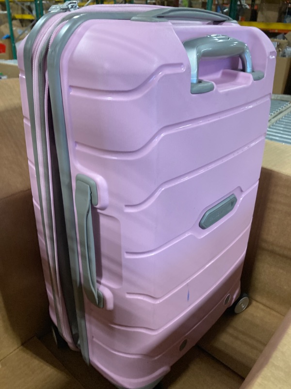 Photo 2 of **scuffed**Samsonite Freeform Hardside Expandable with Double Spinner Wheels, Carry-On 21-Inch, Pink Rose