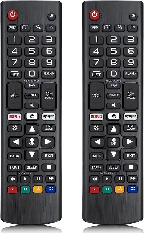 Photo 1 of  ?Pack of 2? Universal Remote Control for LG TV Remote,Compatible with All Models for LG Brand, with Netflix Prime Video Shortcut Buttons