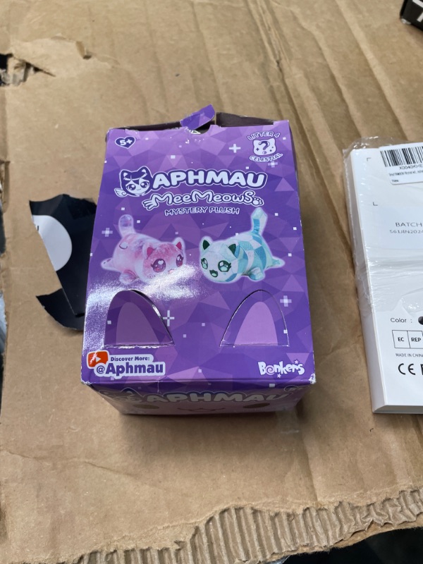 Photo 1 of Aphmau 6” MeeMeow Mystery Plush – Series 4; YouTube Gaming Channel, Blind Box, 1 of 8 Possible Celestial MeeMeows, Official Merch, Styles May Vary